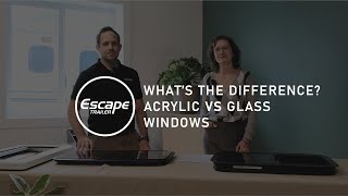 What's the difference? Acrylic vs Glass Windows! | Escape Trailer