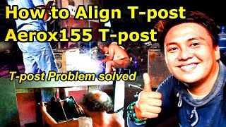 How to align T-POST Aerox155 I wiggle problem solved