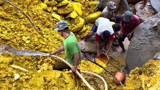 KAYA DALAM SEHARI.!! MENGGALI HARTA KARUN.. MENEMUKAN EMAS DI HUTAN KALIMANTAN #goldmines #goldminer