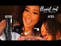 PERFECT BRAID-OUT TUTORIAL ON NATURAL HAIR | SUPER DEFINED CURLS