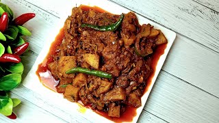 Spicy Aloo Bhuna/Sunday Special வறுத்த உருளைக்கிழங்கு மசாலாக்கறி/Sidedish for Chapati, Puri,Roti,etc