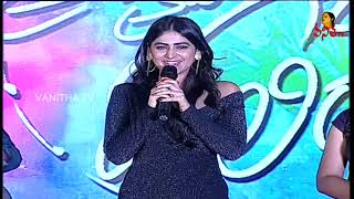 Actress Falaq Cute Speech at Crazy Crazy Feeling Movie Audio Launch | Viswant | Vanitha TV