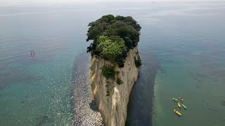 見附島（軍艦島）【空撮・4K】