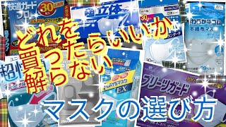 マスクの選び方【インフルエンザ予防マスク。試験基準の書いて無いマスクは、本来は一枚５円以下のマスクだと思います。】