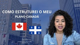 COMO ESTRUTUREI O MEU PLANO CANADÁ?