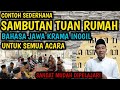 SAMBUTAN TUAN RUMAH BAHASA JAWA KRAMA INGGIL ( UNTUK SEMUA ACARA)