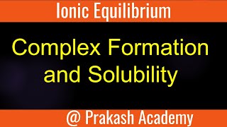 Ionic Equilibrium # Complex Formation and Solubility # Sample Problem