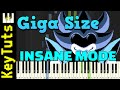 Giga Size [Deltarune: Chapter 2] by Toby Fox - Insane Mode [Piano Tutorial] (Synthesia)