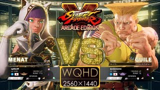 [SF5 AE] [2K 1440p60] #256 ウメハラ(ガイル) vs Sako(メナト)  Umehara(GUILE) vs Sako(MENAT)