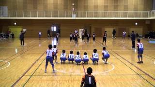 2013年2月11日南薫小学校練習会vs大蛇キッズ①