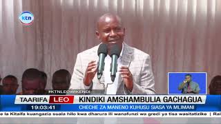 Naibu rais Kindiki amkemea Gachagua amtaja kuwa mchochezi mkuu