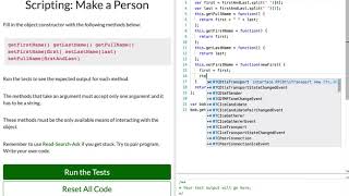 Let's play free code camp: Intermediate Algorithm Scripting: Make a Person
