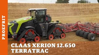 Proefrit met Claas Xerion 12.650 Terratrac