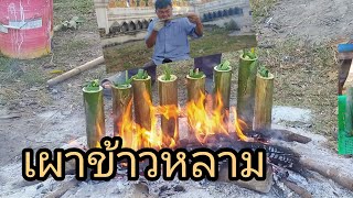 เผาข้าวหลามสูตรโบราณ ดั้งเดิม หนาวๆซุมแซวEP.3