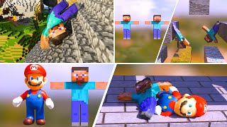 Minecraft Steve Best Softbody SImulation Compilation