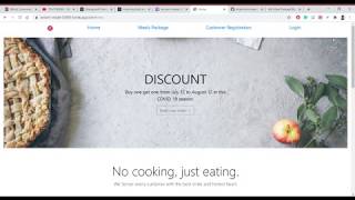 Assignment 2: Meal Delivery Website - Demonstration.