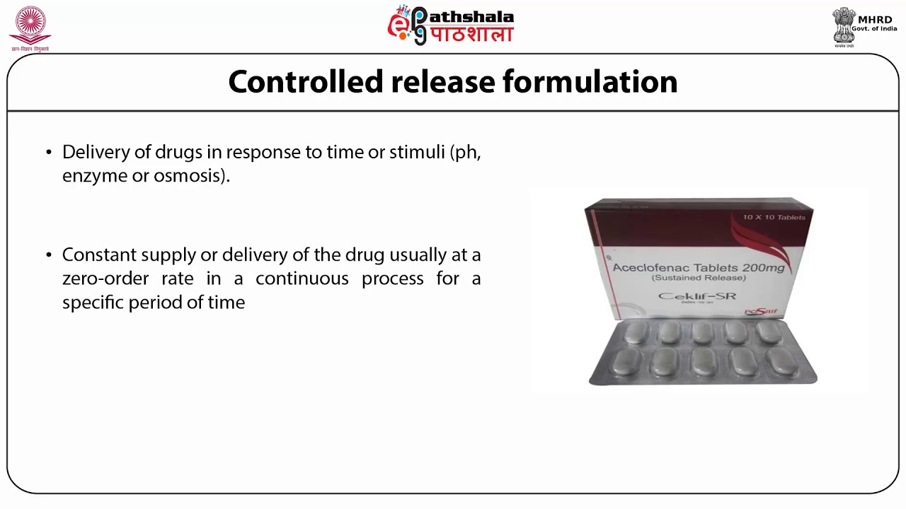 Introduction To Controlled Release Drug Delivery System - YouTube