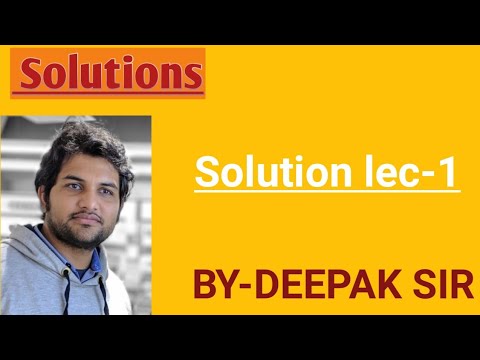 Solution By Deepak Sir Youtube