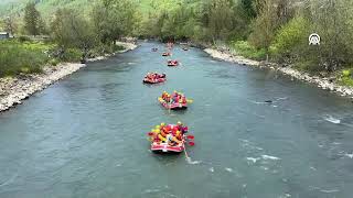 Melen Çayı'nda rafting sezonu açıldı