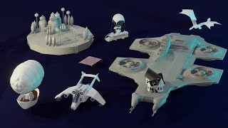 ✈️ Fictional AIR VEHICLES Size Comparison 3D Animation