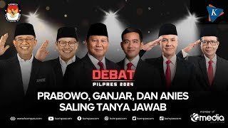 [FULL] Debat Capres: Tanya Jawab Tiga Calon Presiden