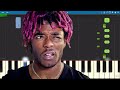 Lil Uzi Vert - Sanguine Paradise - Piano Tutorial
