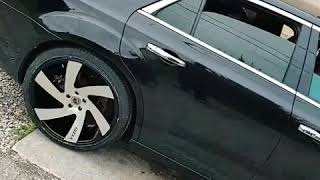 22 luxxx lux10 on Chrysler 300 rims tires ulohos indianapolis