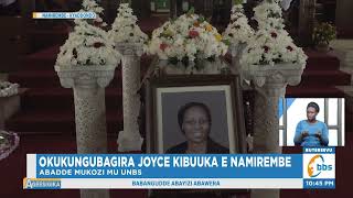 Okukungubagira Joyce Kibuuka e Namirembe, Abadde Mukozi mu UNBS