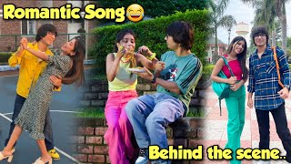 Shooting my First "ROMANTIC" Music Video with Sourav Joshi 😂😂 Mujhe Pyar ho gaya hai