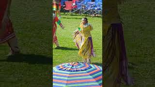 teen girls fancy followed by teen boys traditional. Kamloopa powwow 2022