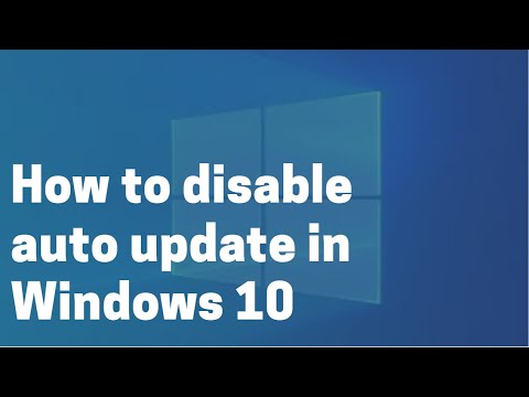 How to disable automatic update on Windows 10 using Wu10Man