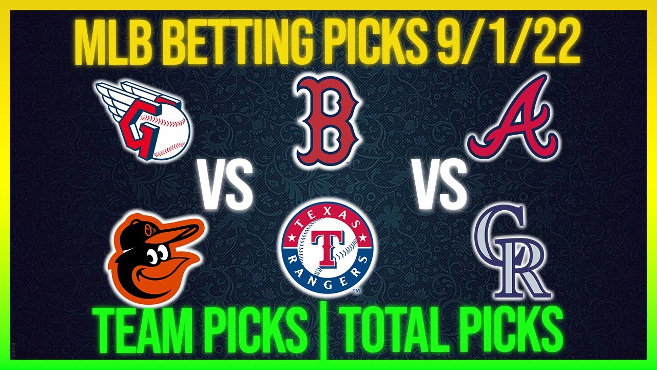 FREE MLB Picks Today Thursday 9/1/22 Free MLB Picks And Predictions MLB ...