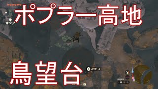 ポプラー高地 鳥望台の行き方と場所【ゼルダの伝説ティアーズオブザキングダム】