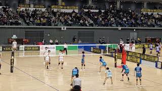 天皇杯2023　天理大学vsアイシンティルマーレ    5set　#全日本バレーボール選手権