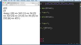 023 Array Functions in PHP