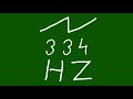 334 hz saw