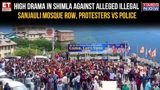 Sanjauli Mosque Dispute: Tensions Rise As Police Use Lathi-charge \u0026 Water Cannons At Protesters!