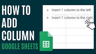How to Add Column in Google Sheets [Quick Guide]