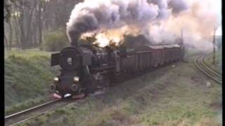 PKP Ty42-148 Freight train in Wolsztyn .April18,1993