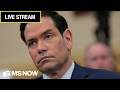 LIVE: Secretary of State Marco Rubio testifies before the Senate