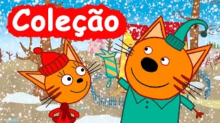 Kid-E-Cats em Portugues | Coleção dos episódios | Desenhos para crianças