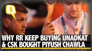 IPL Auction: Why RR Always Buy Unadkat \u0026 CSK Bought Piyush Chawla | The Quint