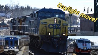 CSX Y102 and more on the Hudson Line