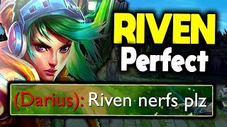 Riven is NOT bad. Riven is actually S+ BROKEN. (The perfect champ for 1v9 toplane!)