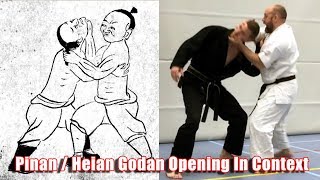 Pinan / Heian Godan Bunkai: In Context