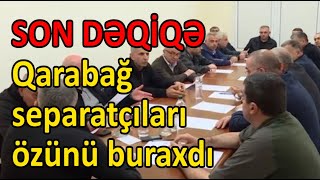 Azərbaycan polisi Xankəndidə - Qarabağ separatçıları özünü buraxdı