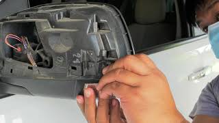 How to remove and install Side Mirror Lens, Cover and Signal Light | Chevrolet Trailblazer/Colorado