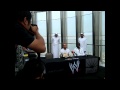 John Cena and Kane clash in Dubai during a press conference