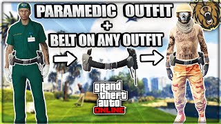 How To Get Belts On ANY Outfit in GTA 5 ONLINE! (NO TRANSFER GLITCH) 1.70 (GTAV Clothing Glitch)