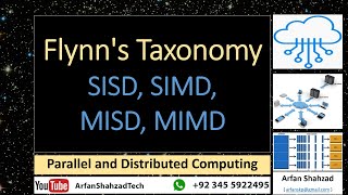 Parallel and Distributed Computing: Lecture 3: Flynn's Taxonomy (SISD, SIMD, MISD, MIMD)